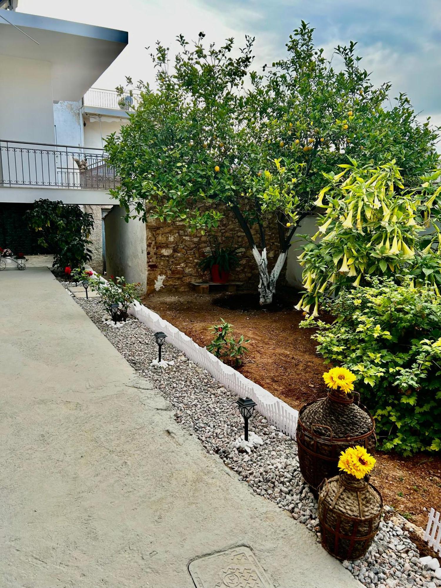 Flower House In Koropi-Near Airport エクステリア 写真